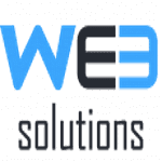 WE3 Solutions logo