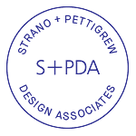 Strano + Pettigrew Design Associates logo