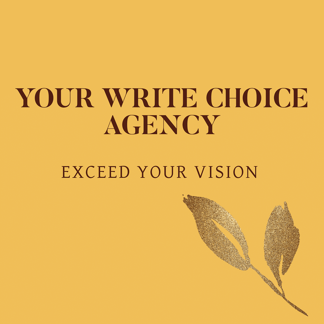 YOUR WRITE CHOICE AGENCY cover